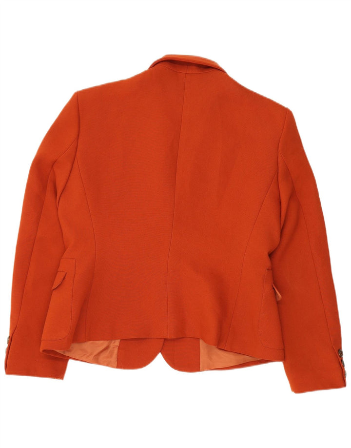 HALFON Dame 1-knaps blazerjakke IT 48 XL Orange Polyester