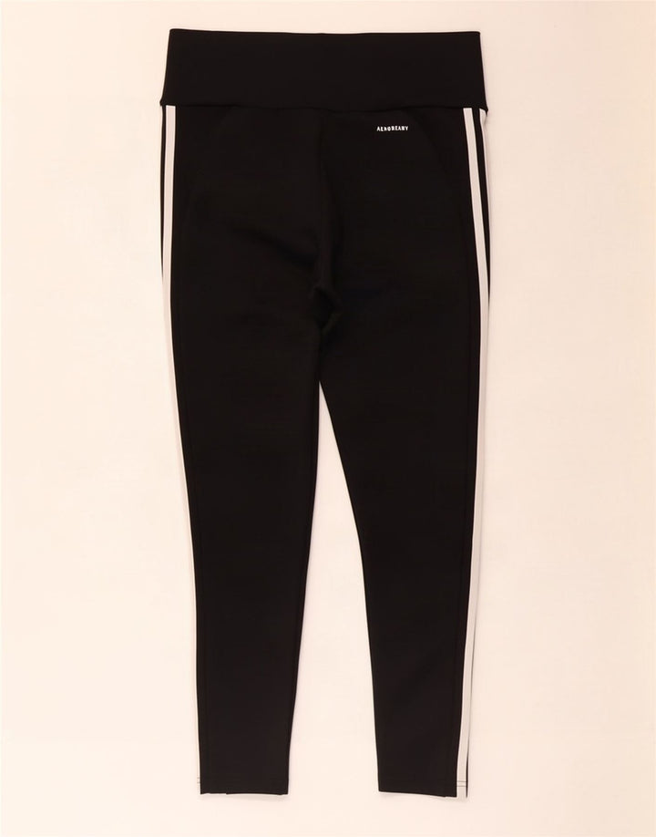 Adidas Aeroready Leggings til kvinder UK 12/14 Medium Black Polyester