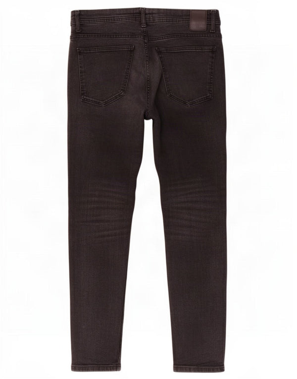 Zara Herre Slim Jeans EU 44 Large W34 L29 Sort