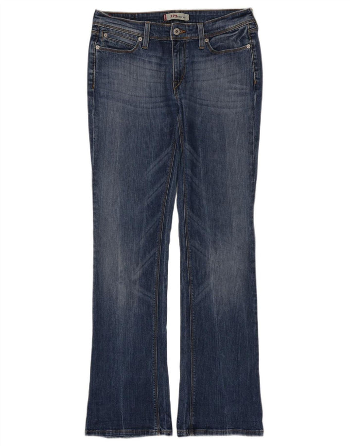 Levi's Dame 572 Bootcut Jeans W31 L34 Blå Bomuld