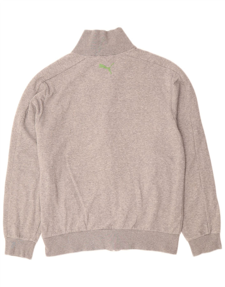 PUMA Herre grafisk træningsdragt topjakke mellemgrå