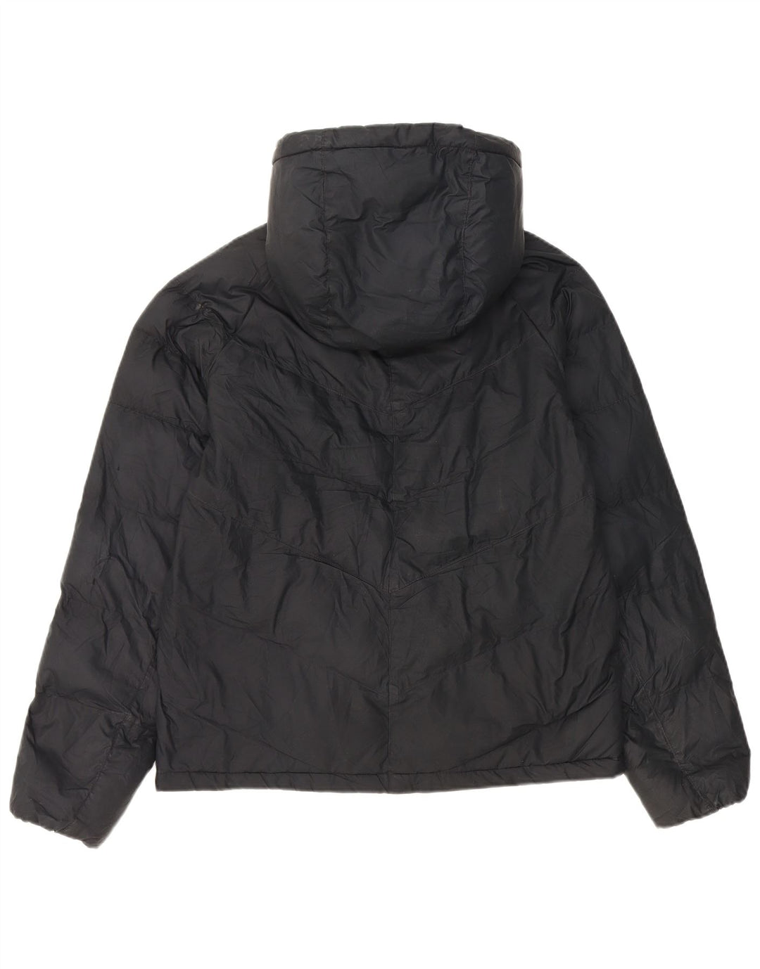 Nike drenge hættepolstret jakke 13-14 år XL sort polyester