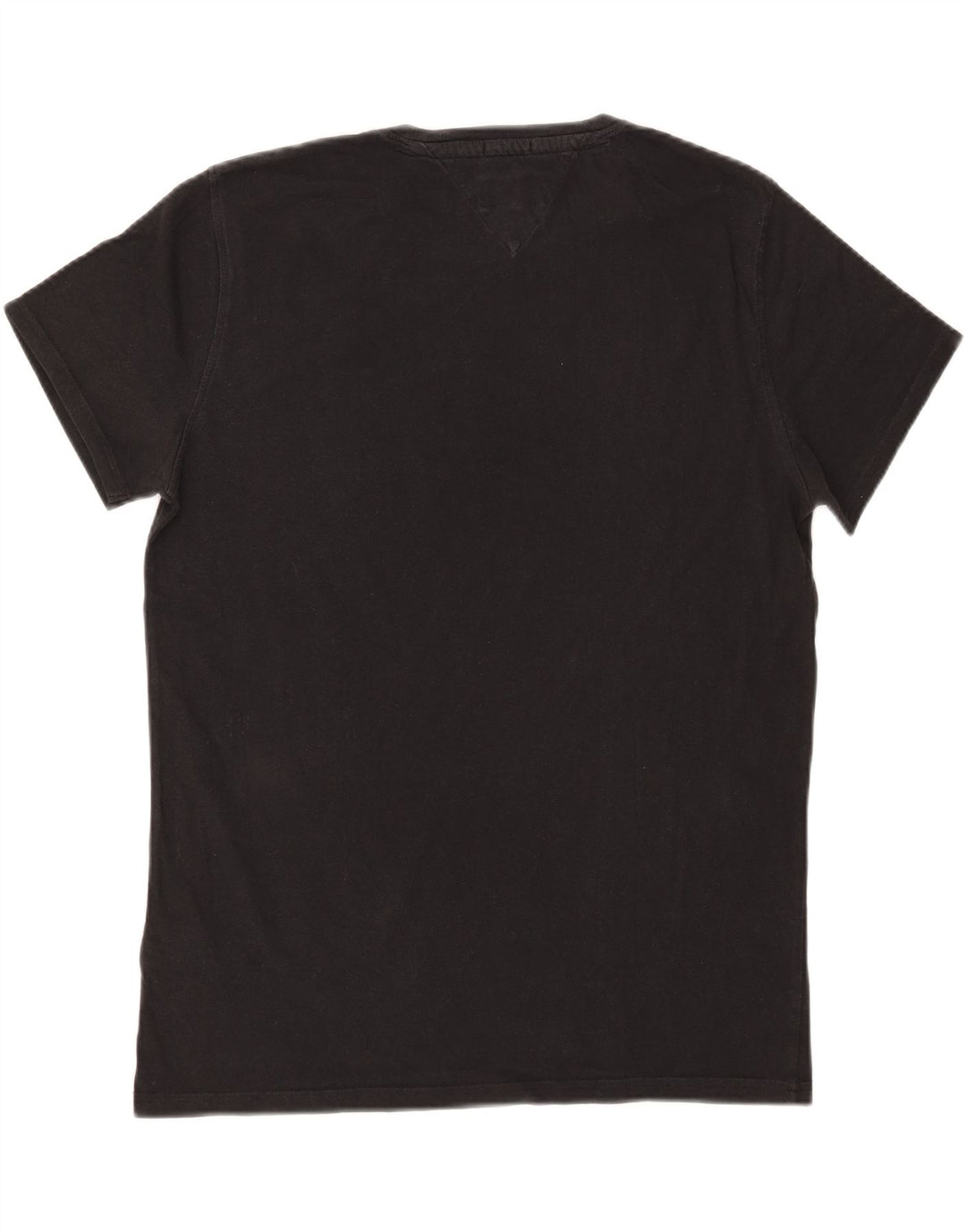 Tommy Hilfiger Herre Regular Fit T-Shirt Top Medium Sort Bomuld