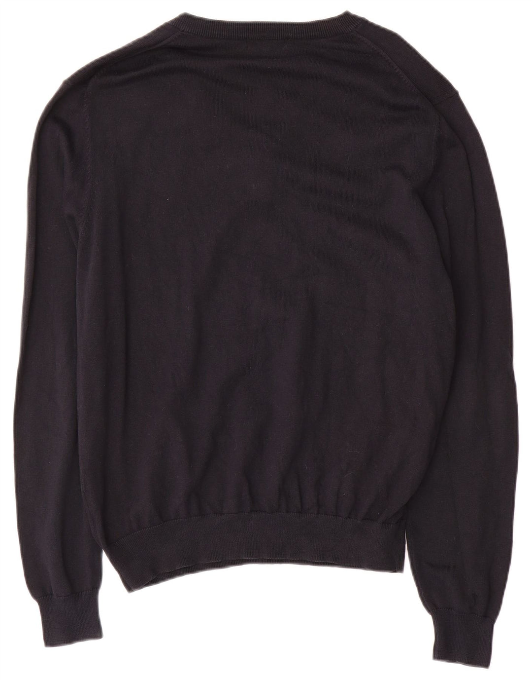 Lyle & Scott Herre V-hals sweater XL marineblå bomuld