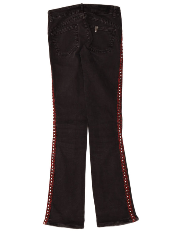 Liu Jo Dame Bootcut Jeans W26 L31 Sort Bomuld