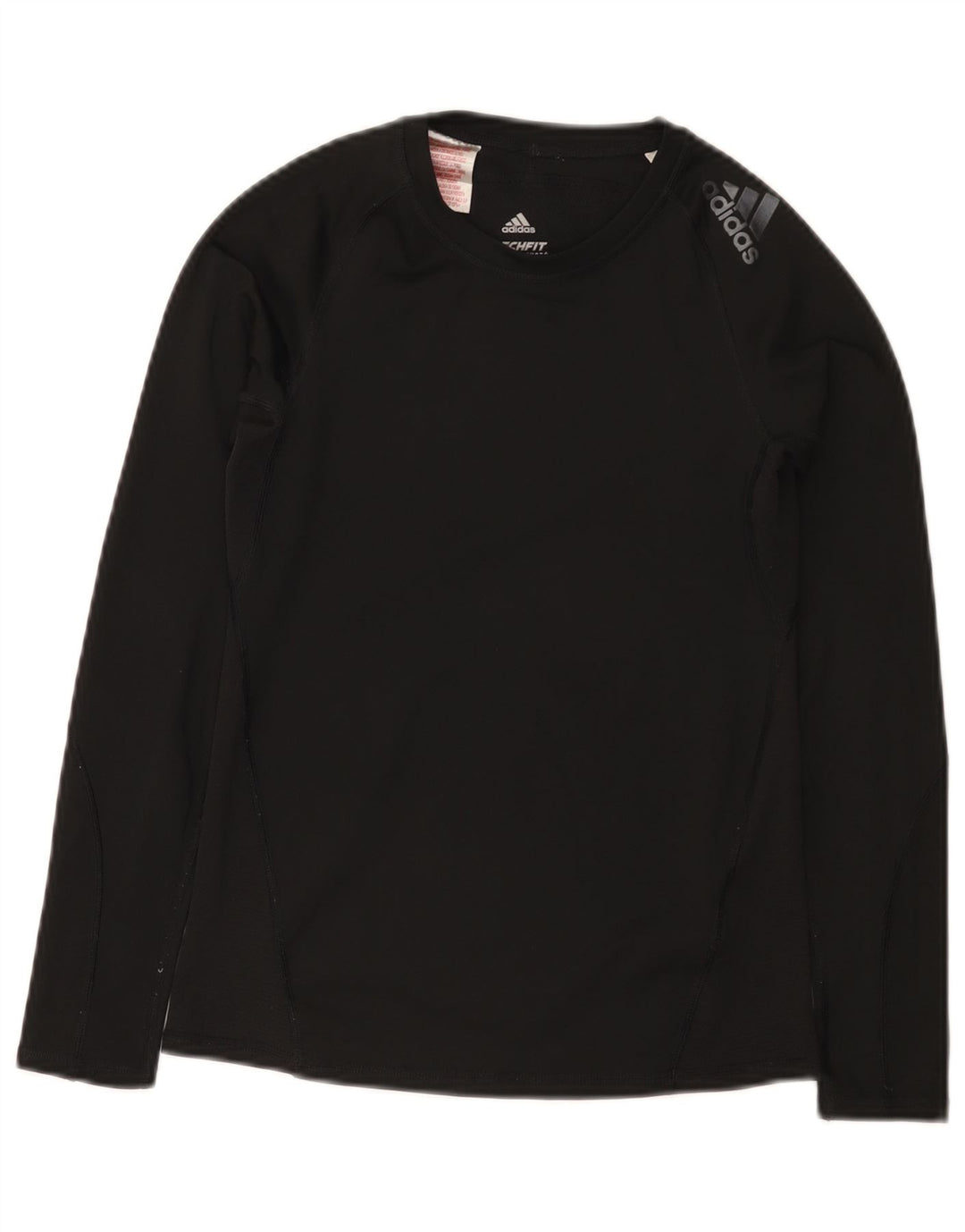 Adidas Boys Climacool Top Langærmet 11-12 År Sort Polyester