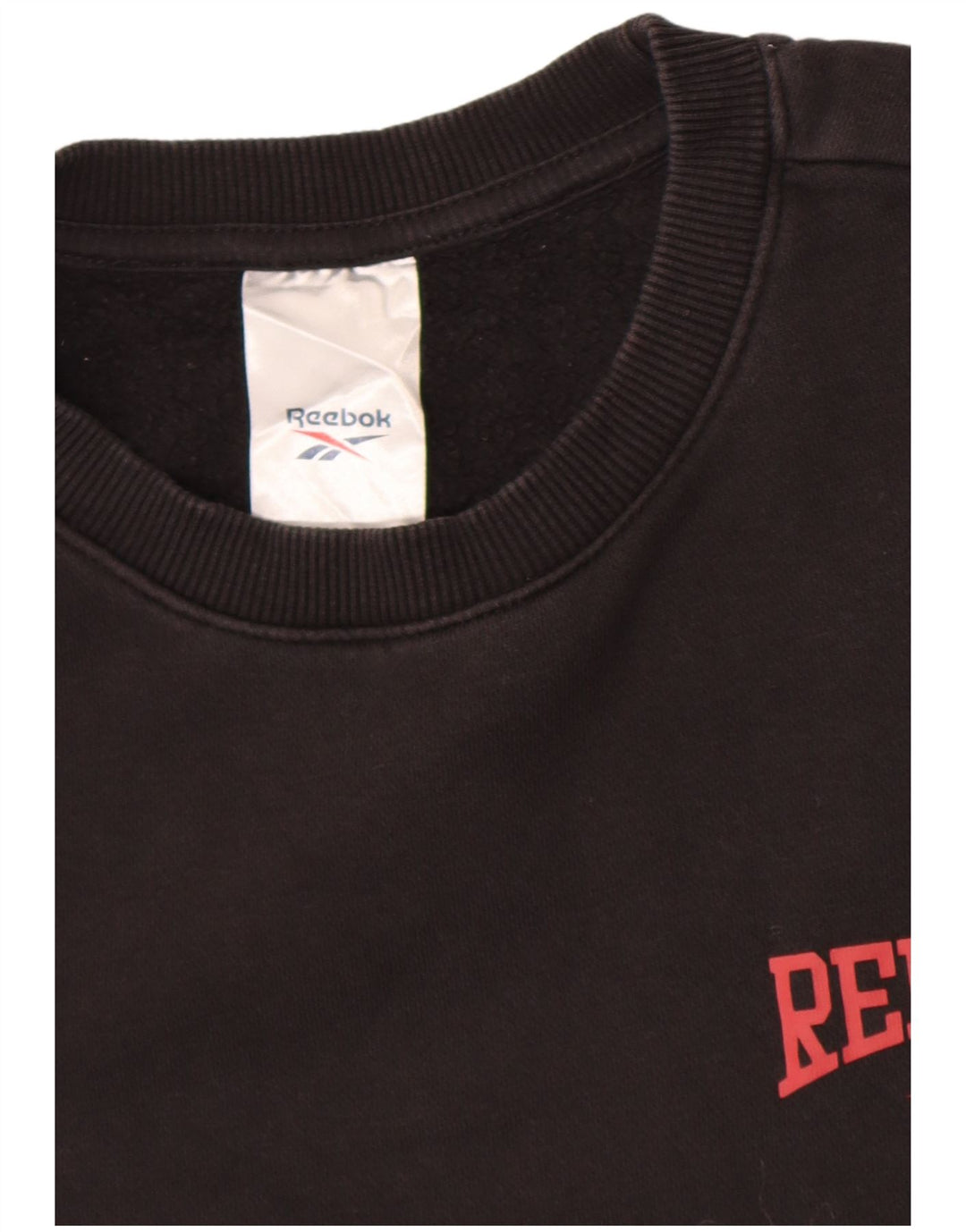 Reebok Herre sweatshirt Jumper Medium Sort Bomuld
