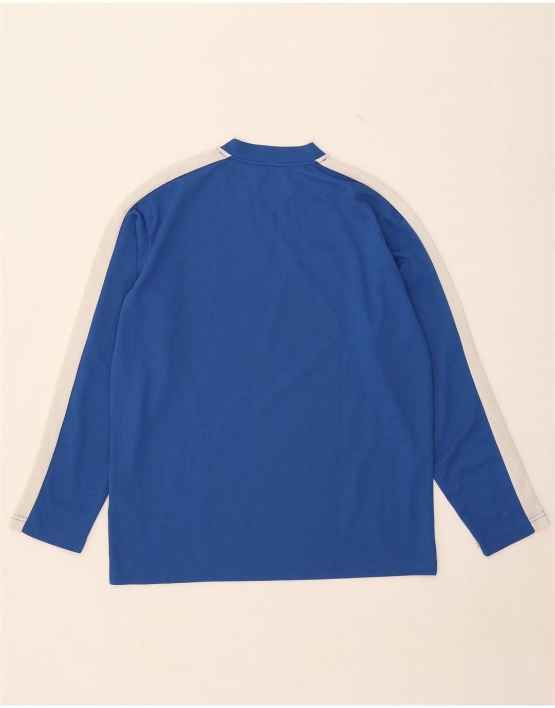 Umbro Herre Top Langærmet Medium Blue Colourblock Polyester