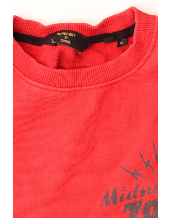 Superdry grafisk sweatshirt til mænd, medium rød