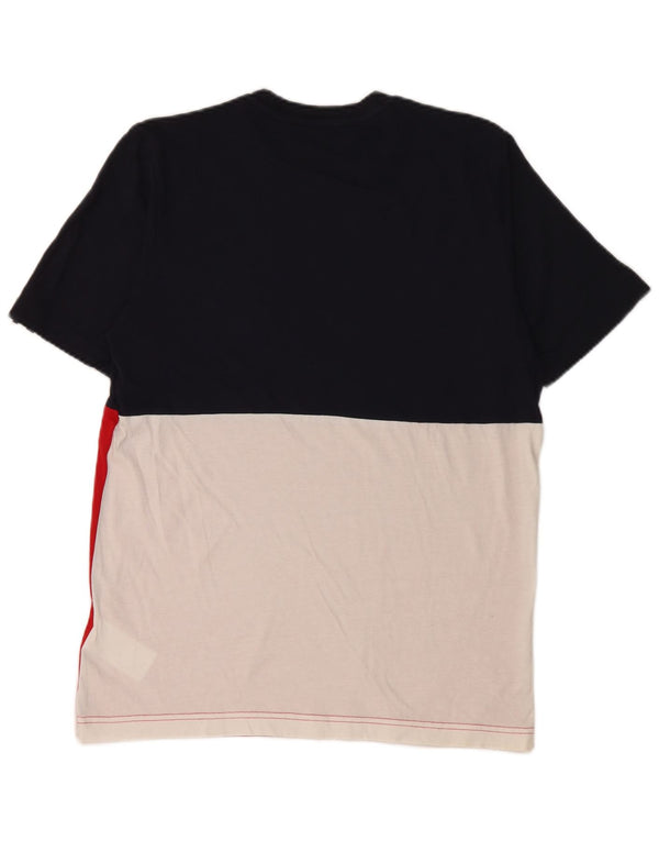 Adidas Herre grafisk T-shirt Top Lille flerfarvet Colourblock Bomuld