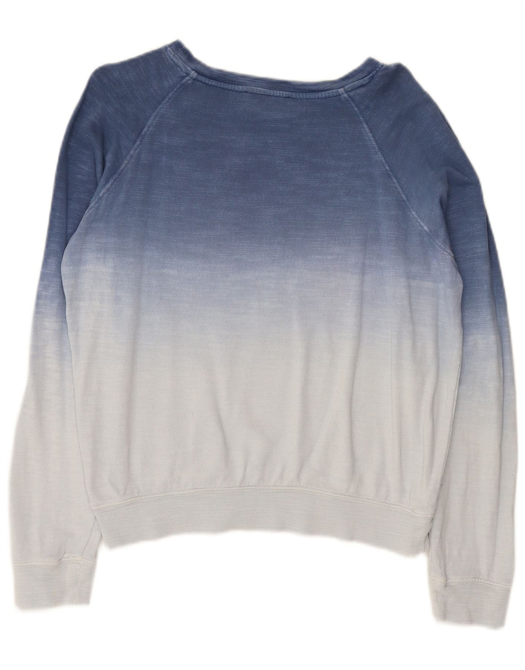 Marks & Spencer Dame Sweatshirt Jumper UK 10 Small Blue Colourblock