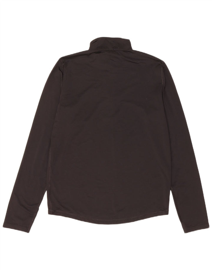 CHAMPION Herre Zip Neck Pullover Træningsdragt Top Lille Sort