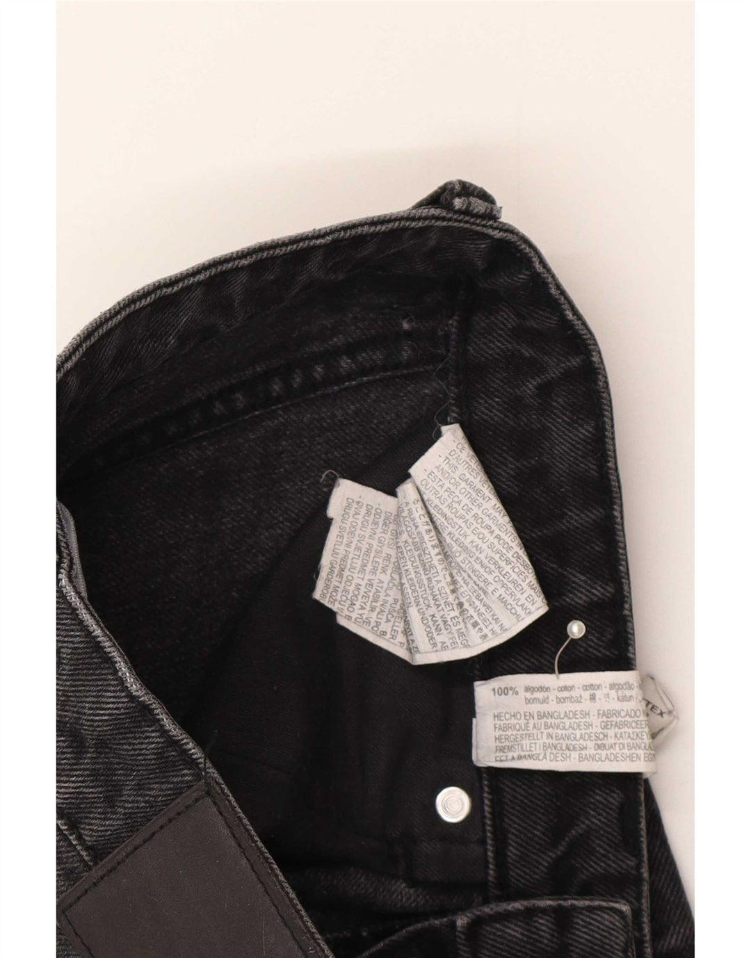 Zara Dame Straight Jeans EU 38 Small W28 L25 Grå Bomuld