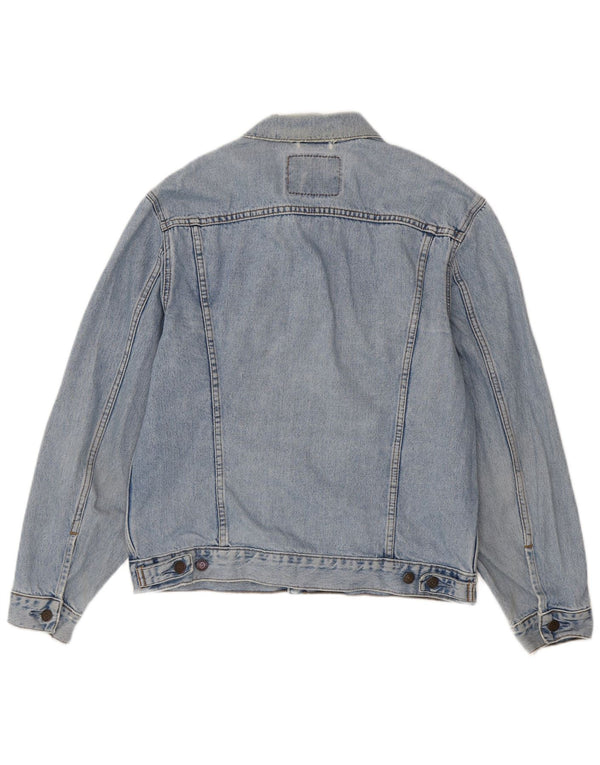 Levi's Herre 70503 Denimjakke UK 38 Medium Blå Bomuld