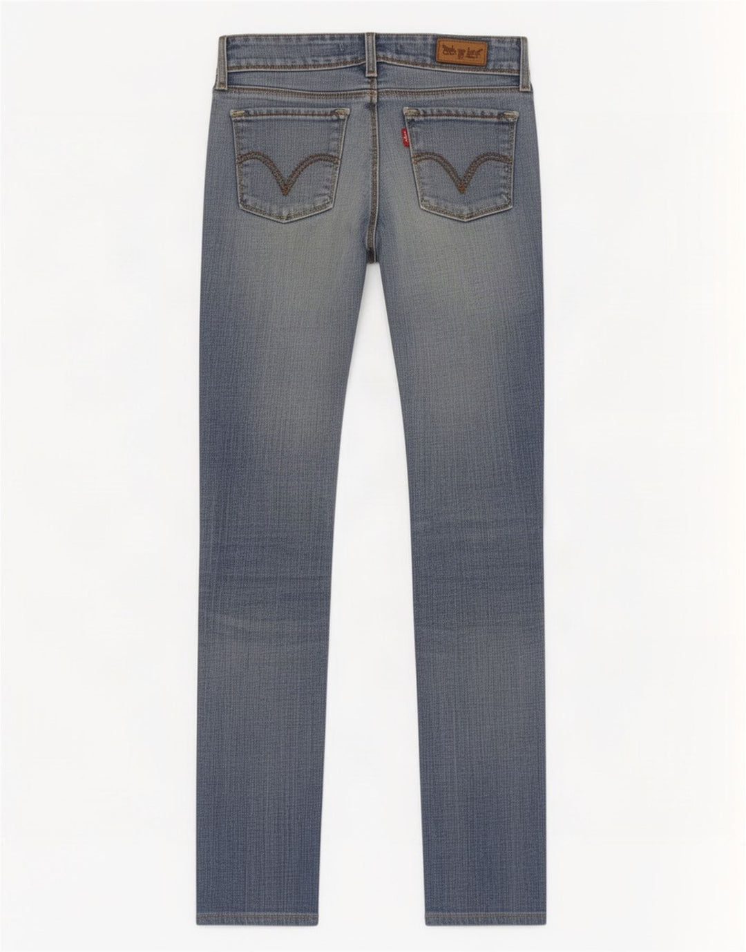 Levi's Dame 571 Slim Jeans W28 L31 Blå Bomuld
