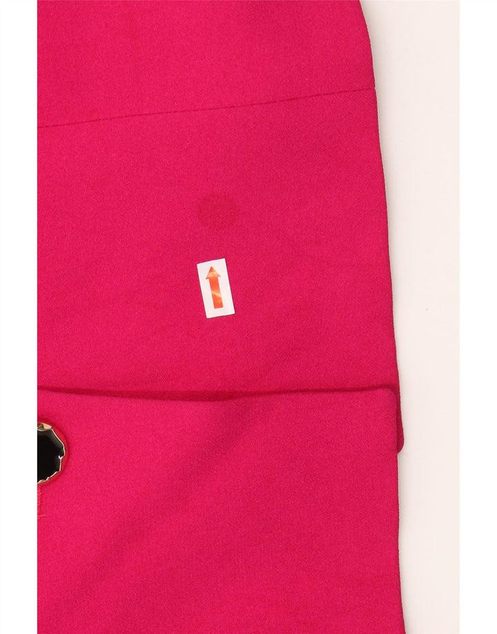 MARINA RINALDI Dame 3-knaps blazerjakke størrelse 19 Small Pink