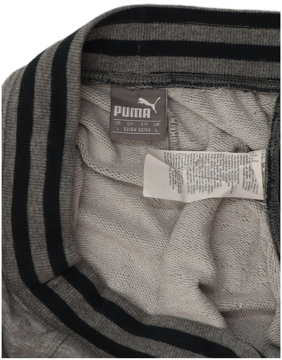 Puma Herre grafiske sportsshorts store grå bomuld
