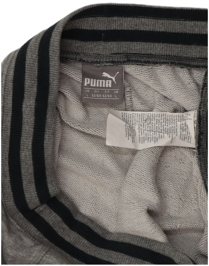 Puma Herre grafiske sportsshorts store grå bomuld