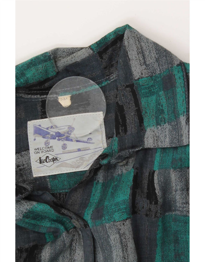 Lee Herre Cooper skjorte Medium Blue Check Viscose