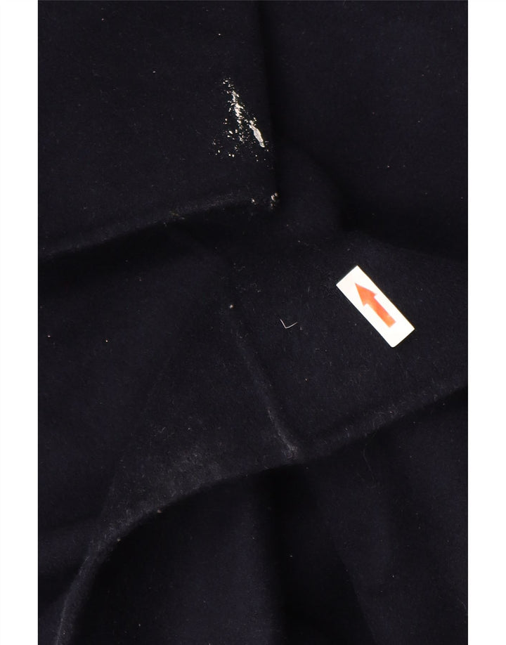 Massimo Dutti Womens Open Oversized Overfrakke UK 10 Small Navy Blue