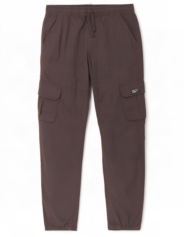 Marks & Spencer Boys Joggers Cargo Bukser 14-15 år W30 L28 Sort