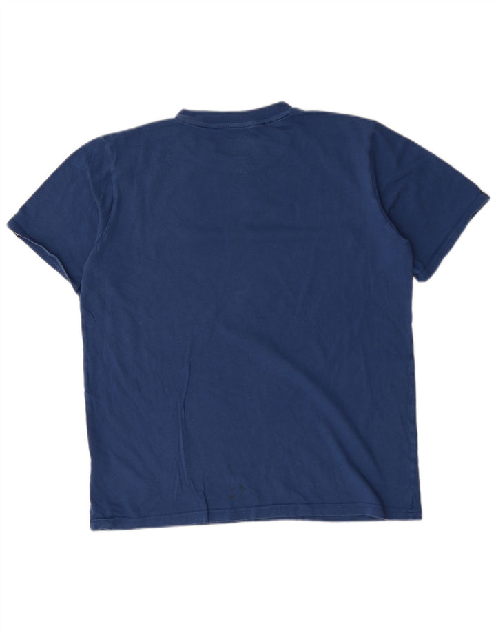 Berghaus Herre T-Shirt Top Large Blå Bomuld
