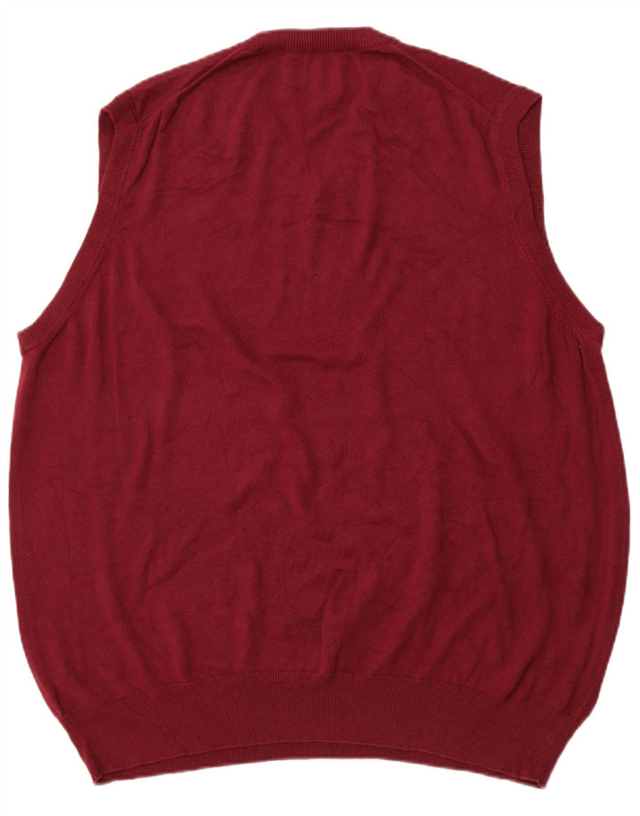 CHAPS Herrevest Tank Top 2XL rødbrun bomuld