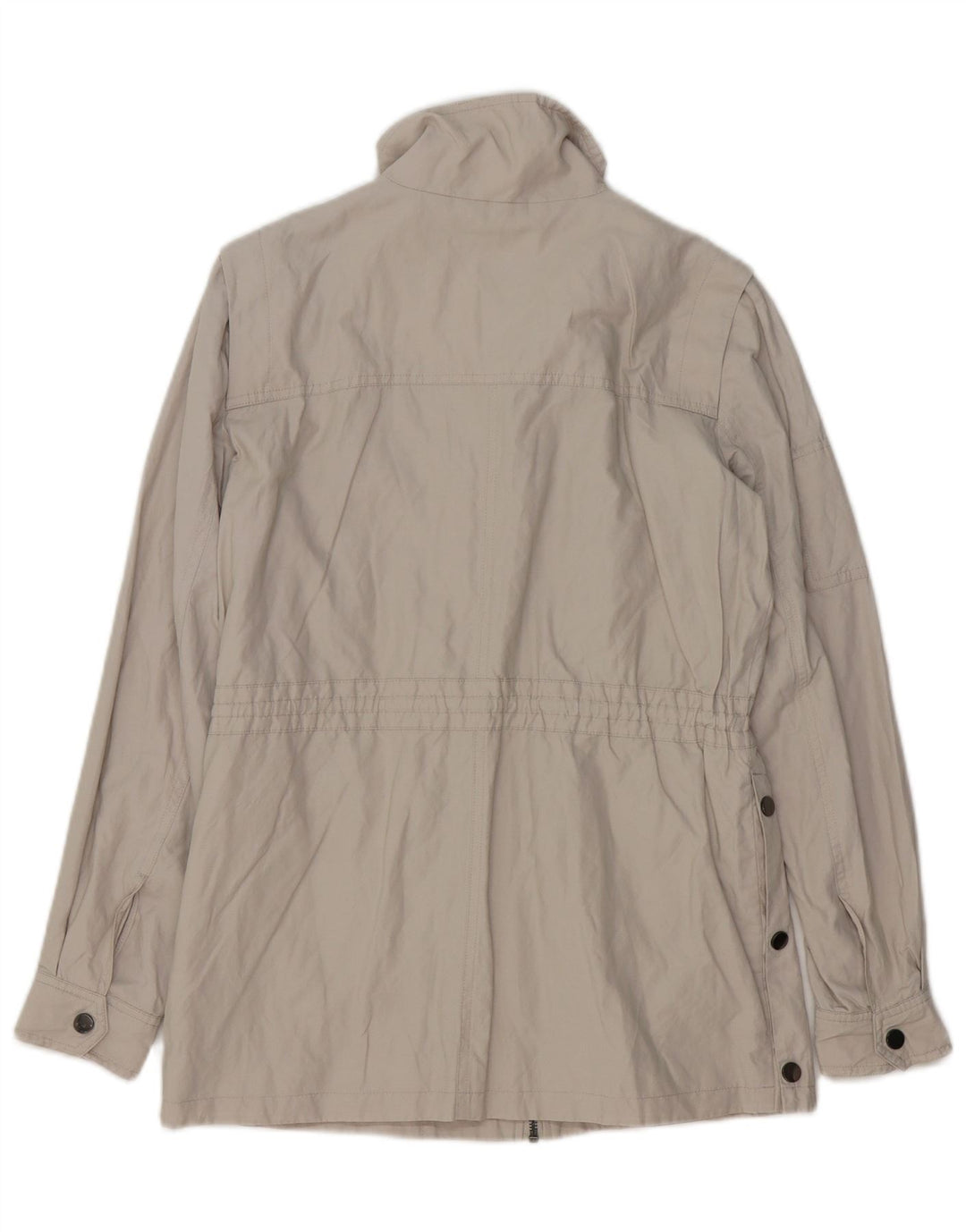 MINT VELVET Dame Utility Jacket UK 10 Small Grey Bomuld