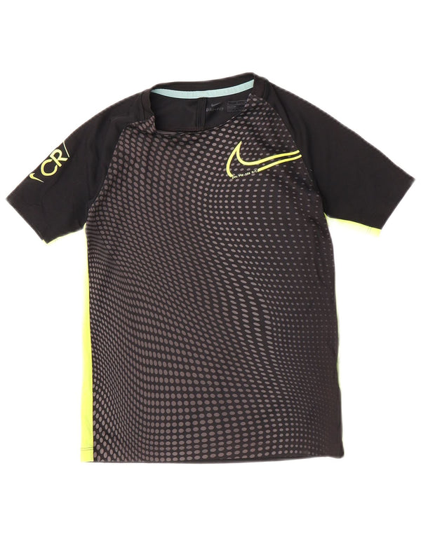 Nike Boys Cristiano Ronaldo Grafisk T-Shirt Top 8-9 år Lille Sort