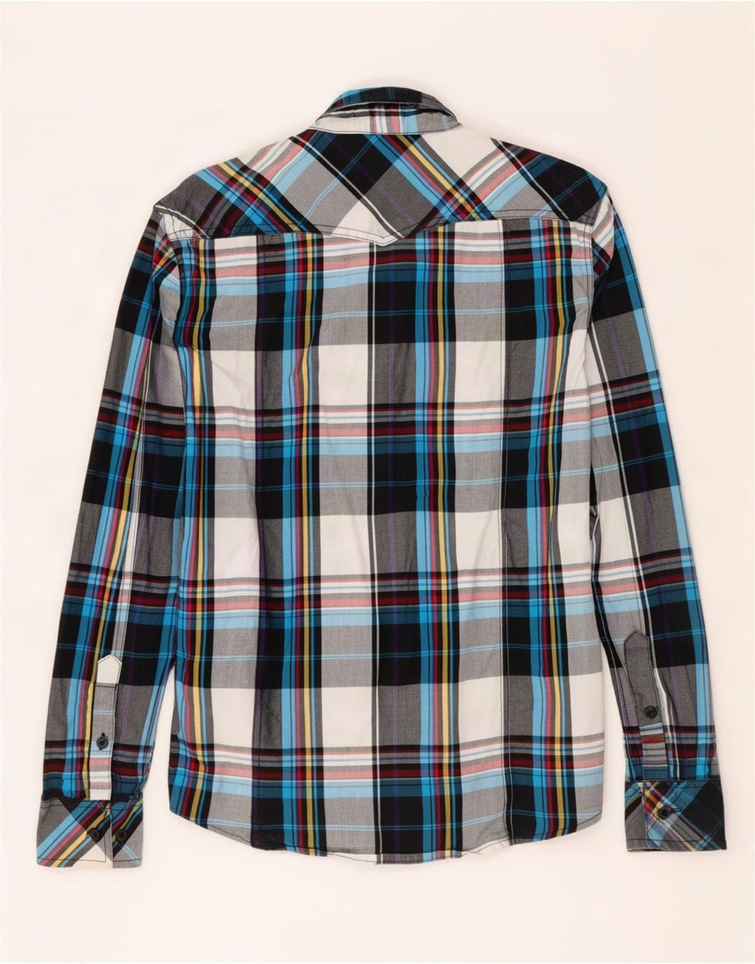 Jack & Jones Herre Militærskjorte Medium Flerfarvet Plaid Bomuld