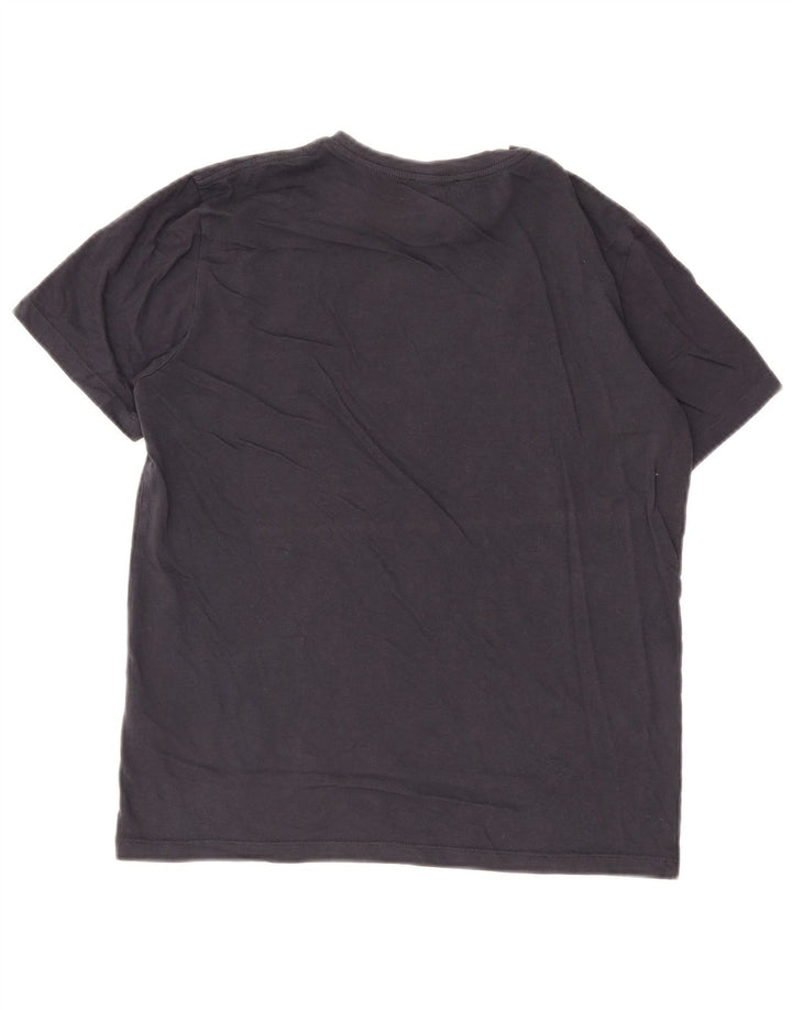 Reiss herre T-shirt top lille marineblå bomuld