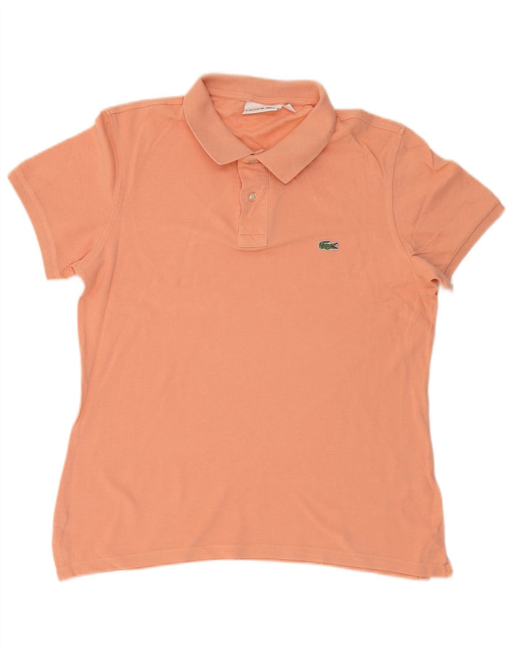LACOSTE Poloshirt til mænd størrelse 4 Medium Pink Bomuld