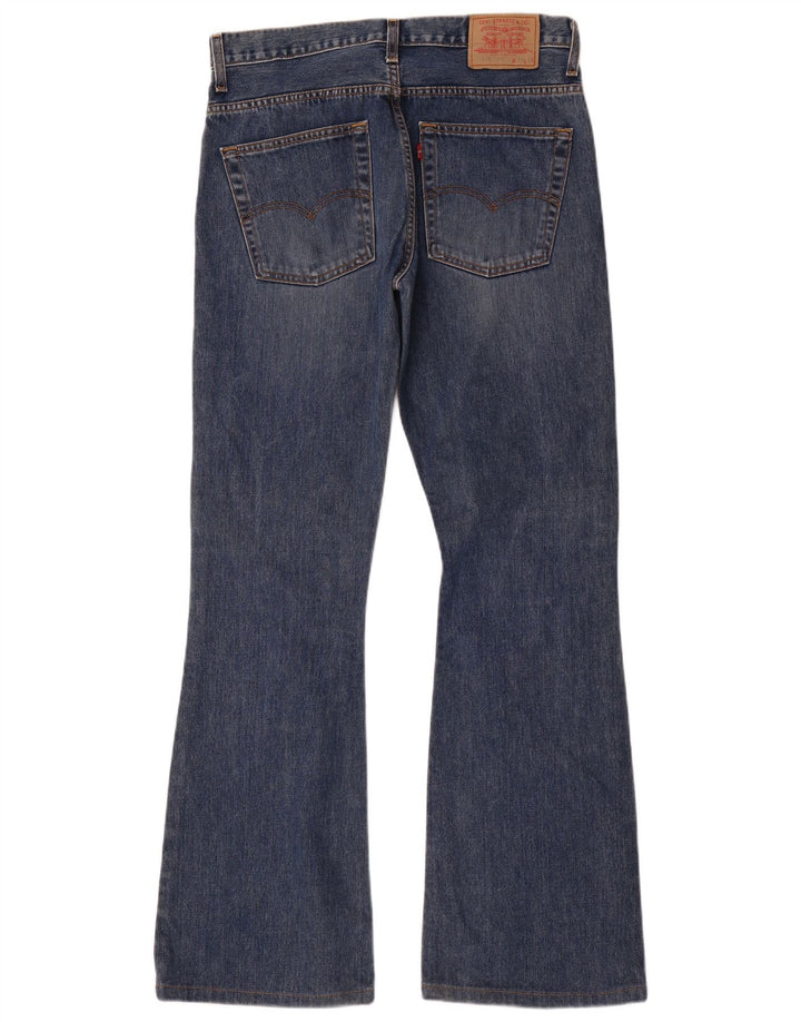 Levi's Dame 516 Højtaljede Bootcut Jeans W34 L36 Blå Bomuld