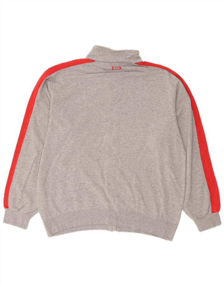 Sergio Tacchini Herre træningsdragt Topjakke 2XL Grå Colourblock Bomuld