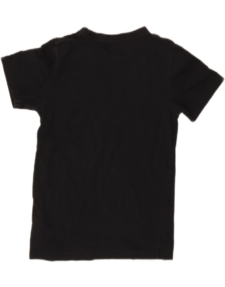 JORDAN Boys Graphic T-Shirt Top 10-11 Years Medium Black Cotton Vintage Jordan and Second-Hand Jordan from Messina Hembry 