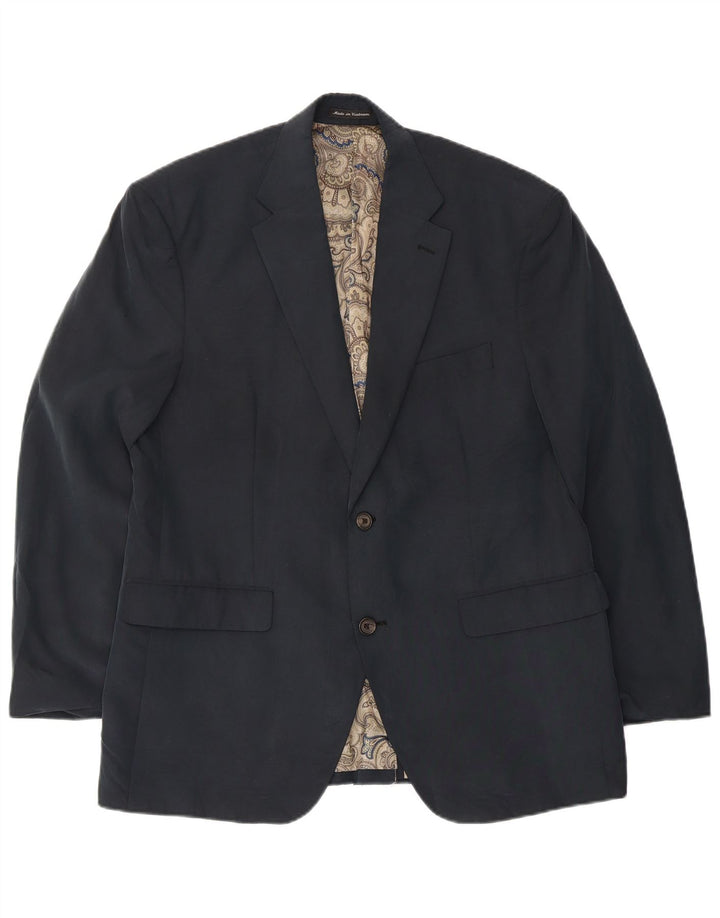 Ralph Lauren Herre 2-knaps blazerjakke UK 40 Medium Navy Blue Modal