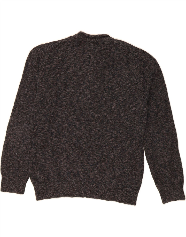 L.L.BEAN Womens Crew Neck Jumper Sweater UK 10 Small Grey Flecked Vintage L.L.Bean and Second-Hand L.L.Bean from Messina Hembry 