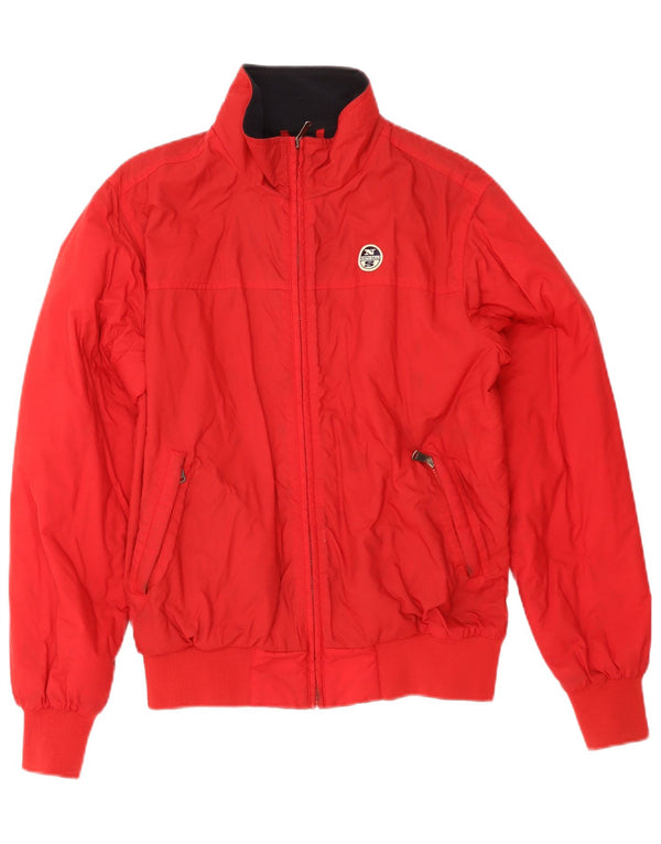 North Sails Boys Bomber Jacket 15-16 År Rød Polyester