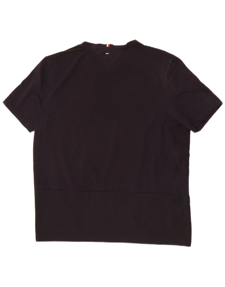 Tommy Hilfiger Herre T-Shirt Top 2XL Navy Blue
