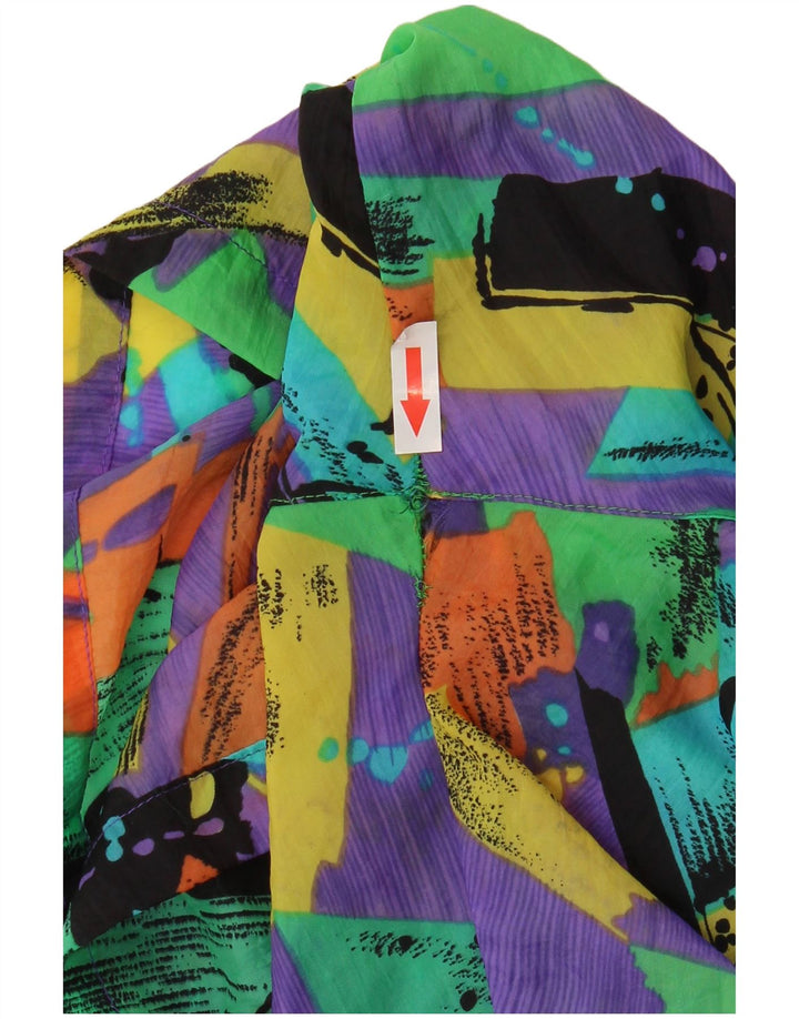 Vintage badeshorts til mænd 2XL flerfarvet Tie Dye Nylon