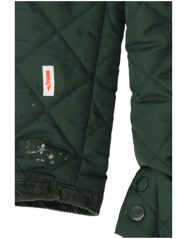 Pierre Cardin Herre quiltet jakke UK 38 Medium Green Polyester
