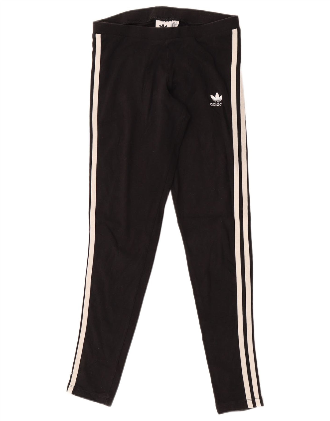 Adidas Dame Leggings UK 10 Small Black Bomuld