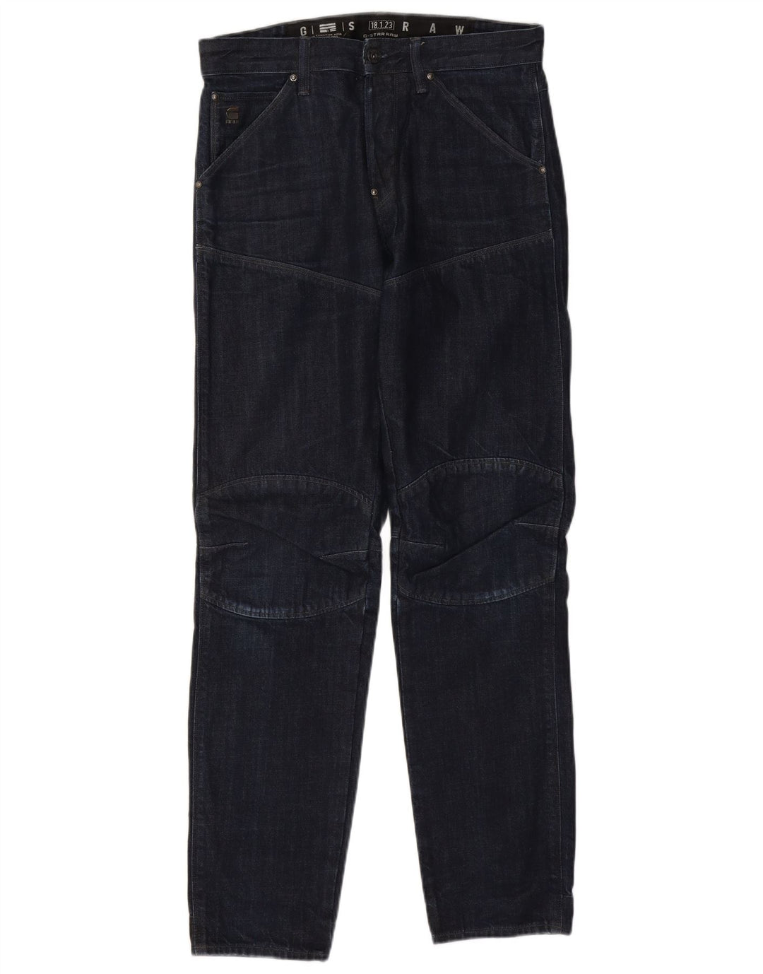 G-STAR Mens Slim Jeans W34 L34 Navy Blue Cotton