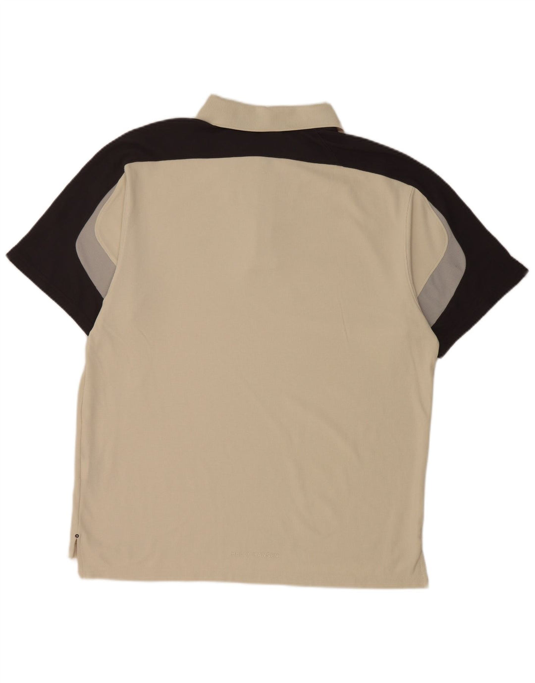 Helly Hansen Polo Shirt til mænd XL Off White Colourblock Nylon