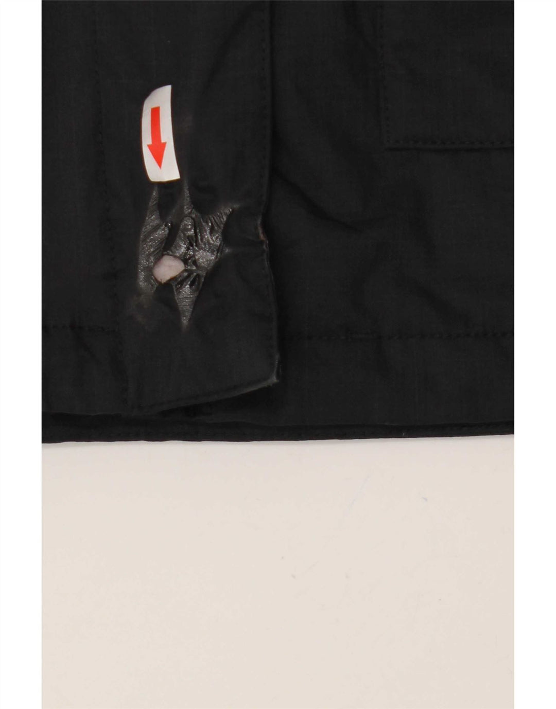 Roxy Dame Hætte Slim Fit Windbreaker Jacket UK 14 Medium Sort Polyester