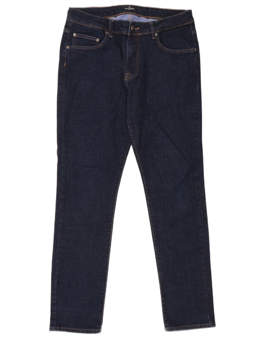 Hackett Herre Slim Jeans W34 L31 Marineblå Bomuld