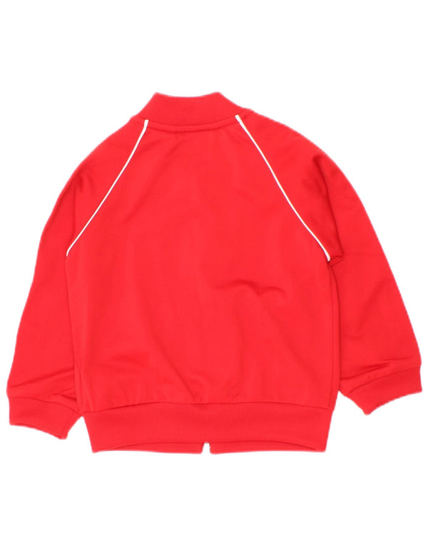 Adidas Baby Boys Træningsdragt Topjakke 6-9 Måneder Rød Polyester