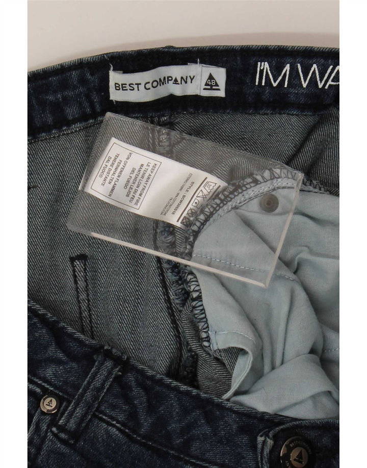 Bedste firma Dame Slim Jeans W28 L26 Blå Bomuld