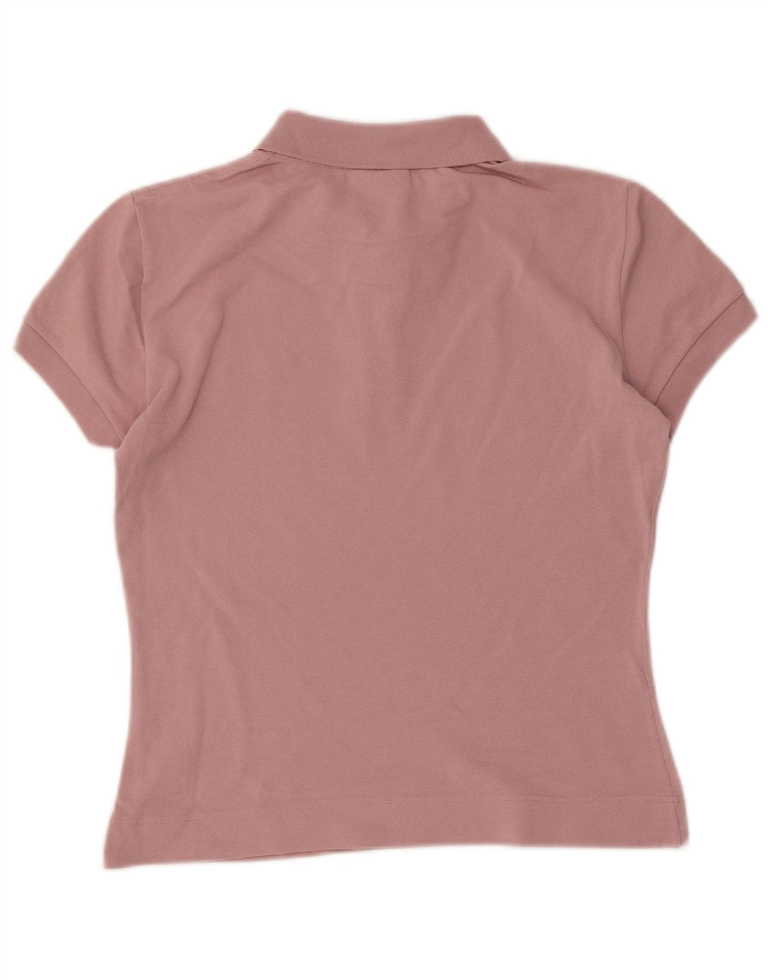 Lacoste Womens Crop Polo Shirt Størrelse 40 Medium Pink Bomuld