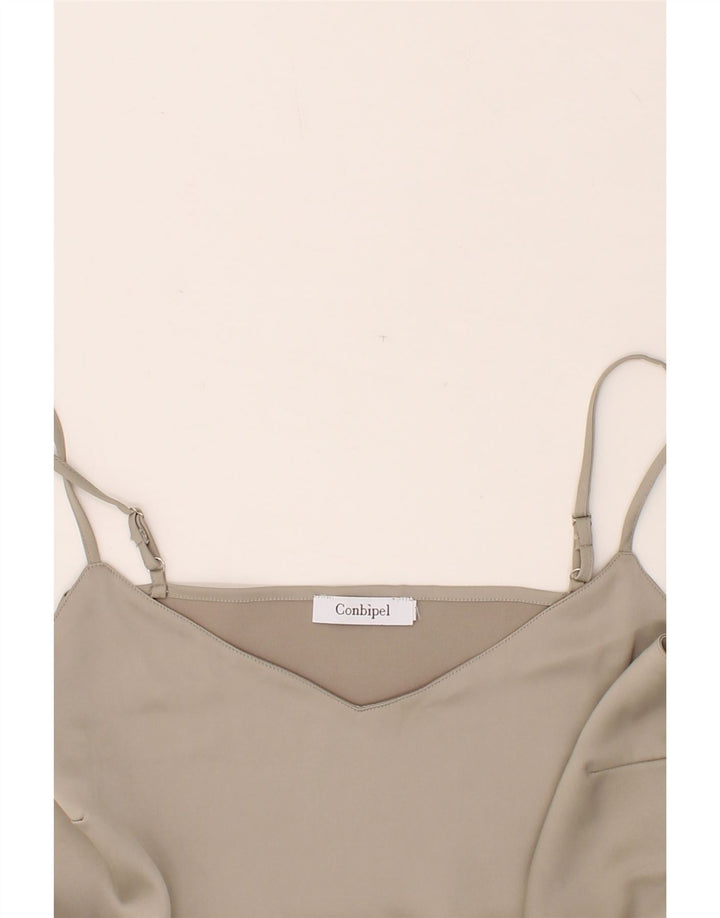 CONBIPEL Womens Cami Top UK 12 Medium Grey Vintage Conbipel and Second-Hand Conbipel from Messina Hembry 